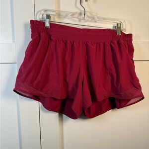 Lululemon raspberry Athletic Shorts